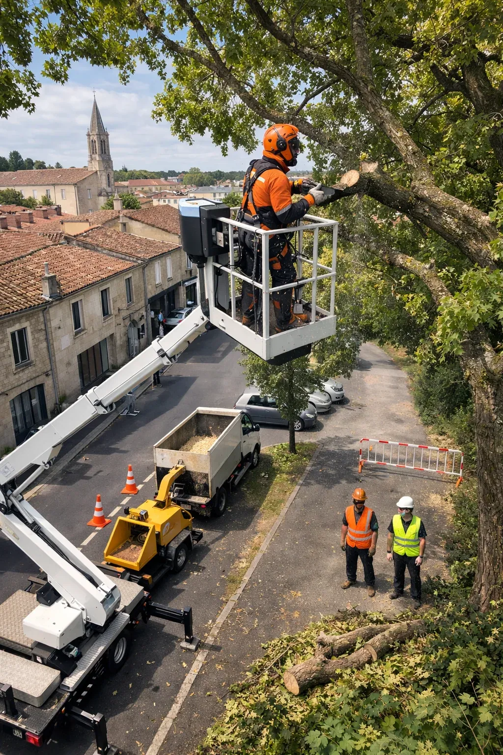 Élagage en nacelle — EPA